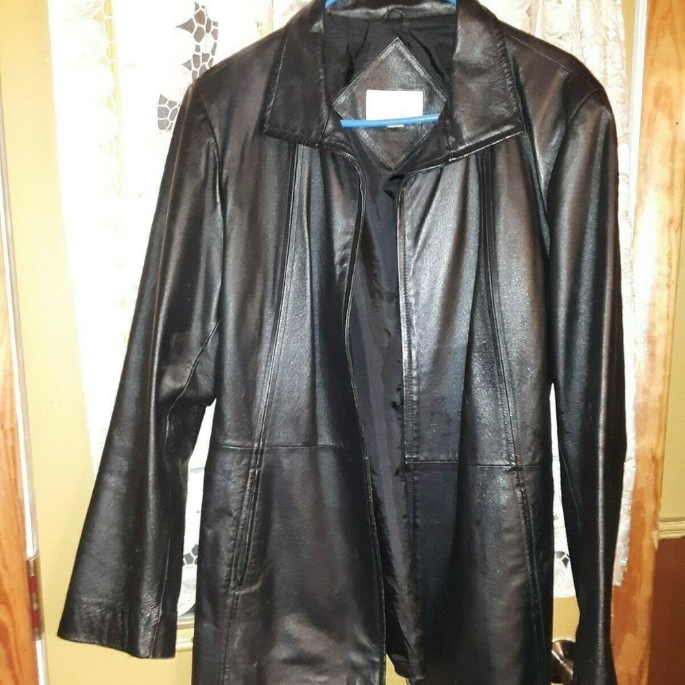 Nwot Worthington Leather Coat Sz XL